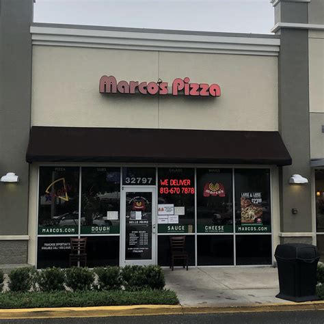 We were the first ever online food order service, we created Original Stuffed Crust&174; pizza and we even sent a pizza to space. . Marcos pizza zephyrhills menu